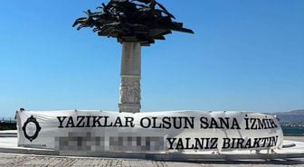 Altay taraftarından şehre tepki