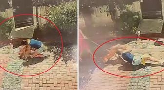 Samsun'da pitbull dehşeti: Küçük kızı yere savurdu, köpeğini ise ağır yaraladı