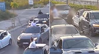 Yolu trafiğe kapatan düğün konvoyuna rekor ceza