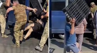 Askerlere böyle saldırdılar, adamı kurtardılar