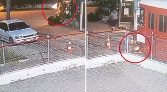 Nostalji tramvayına molotoflu saldırı! O anlar kamerada