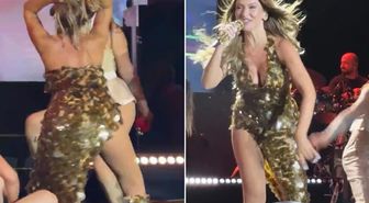 Hadise, Kuşadası sahnesinde coştu! Hayranları adeta kendinden geçti