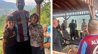 Salah'ın Trabzon'daki ilk ziyareti Araklı ilçesindeki Marzuba mahallesine