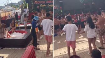 Görüntüler Bodrum'dan! Özel plajda olanları gören herkes aynı yorumu yapıyor