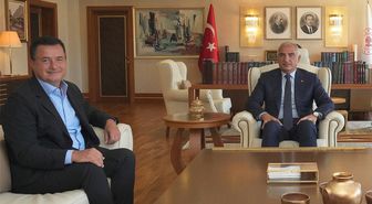 Bakan Ersoy'un konuğu Acun Ilıcalı oldu