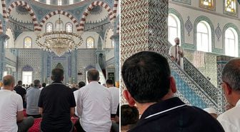 Camide hutbe dinlemeyen cemaate imamdan sert tepki: Böyle devam ederseniz ineceğim
