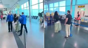 Uçağı kaçırınca kalkışı engellemeye çalışan yolcu gözaltına alındı