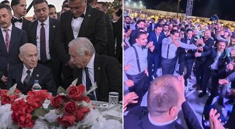 Devlet Bahçeli 20 bin kişinin katıldığı düğünde nikah şahidi oldu