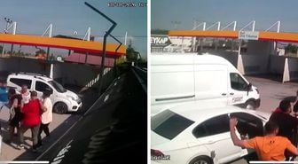 Başpehlivan Serhat Elvan'a akaryakıt istasyonunda saldırı