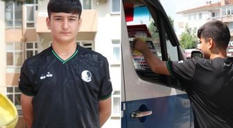 14 yaşındaki limonatacı ayda 90 bin lira kazanıyor