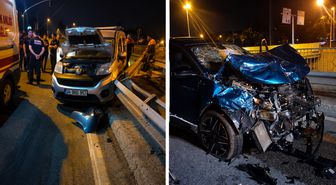 Ümraniye'de feci kaza: 6 yaralı, 4'ü ağır
