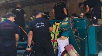 Yem makinesine kapılan işçi feci şekilde can verdi