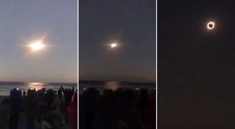 İzlanda'da gündüz geceye döndü! Güneş tutulması böyle görüntülendi