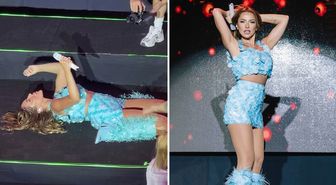 Hadise konserinde yerde dans etti! O anlar çok konuşuldu