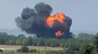 Yalova'da düşen F-16 eğitim uçağının enkazına ulaşıldı