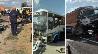 Ankara'da korkunç kaza: Ölü ve yaralılar var