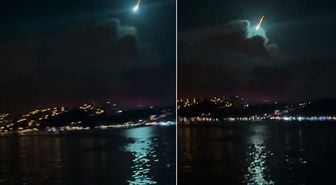 Boğaz'da Perseid meteor yağmuru kameralara yansıdı