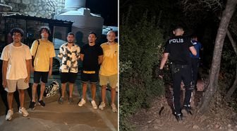 Bodrum'da kaybolan 5 arkadaş 3 saatte kurtarıldı
