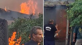 Ailesiyle tartıştı, evi yakıp kaçtı