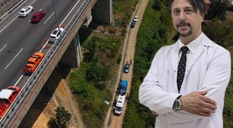 Viyadük altında şüpheli son! Uzman doktor ölü olarak bulundu