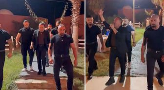 Murat Övüç'ün 4 korumayla sahneye çıktığı görüntü tartışma yarattı