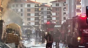 Malatya’da deprem konutları şantiyesinde yangın: 180 konteyner kullanılamaz hale geldi