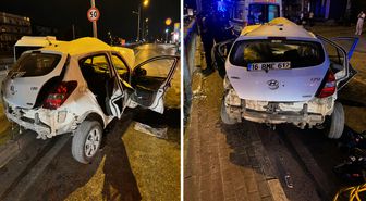 Bursa'da makas atan otomobil refüje çarptı: 17 yaşındaki sürücü hayatını kaybetti