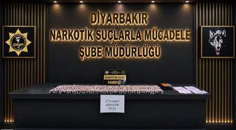 Diyarbakır'da büyük uyuşturucu operasyonu: 2 bin 776 sentetik ecza maddesi ele geçirildi