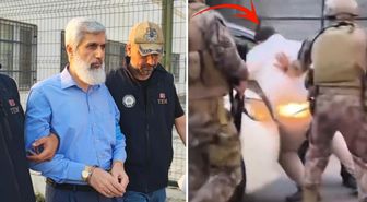 Destekçileri, Alparslan Kuytul'un bindirildiği aracın önüne yattı