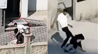 Tartıştığı kadına dakikalarca kabusu yaşatan saldırgan gözaltına alındı