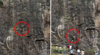 Önce baba ile oğlu, ardından anne uçurumdan düşerek yaşamını yitirdi