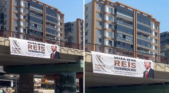 Batman’da Cumhurbaşkanı Erdoğan’a Kürtçe ve Türkçe teşekkür pankartları