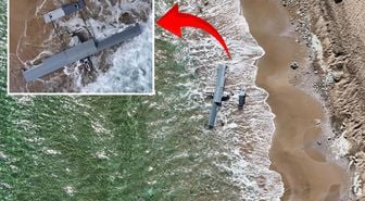 Karaburun Sahili'nde mühimmat yüklü olabileceği değerlendirilen İHA bulundu