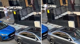 Suçüstü yakaladığı kadının kaçmasına izin vermedi