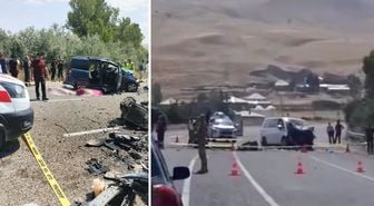 Van'da korkunç kaza: 2 ölü, 9 yaralı