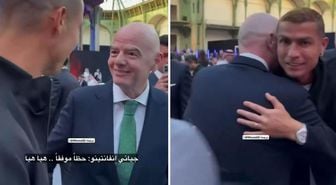 Ronaldo ile Infantino arasında gülümseten diyalog: 23 gol daha mı kaldı?