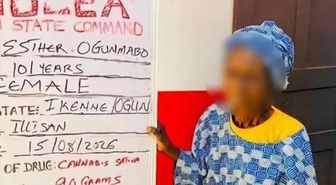Nijerya’da 101 yaşındaki kadın uyuşturucu satarken yakalandı