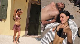Özgü Kaya’dan iddialı bikinili pozlar! Dalkılıç’a gelen yorum olay