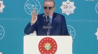 Cumhurbaşkanı Erdoğan'dan Malazgirt'te kritik mesaj: Coğrafyamızı barış yurdu yapmak için atımızın kuyruğunu bağladık