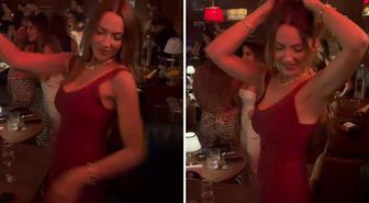 Hadise’den iddialı pozlar ve efsane dans! Beyrut’u salladı