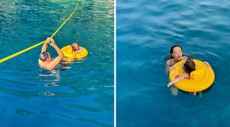 Mutlu aile tablosu! Neslihan Atagül ve Kadir Doğulu'dan tatil pozları