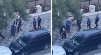 Zabıtalar, engelli adamı tekme tokat dövdü