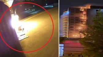 13 katlı plaza küle döndü! Nargile kömürü neden olmuş