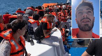 Denizin ortasında son mesajını kaydetti: Kaptan inadına hızlı hızlı sürdü