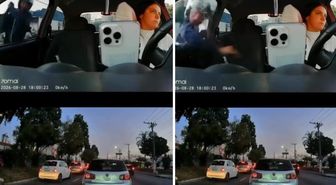 Otomobilin camını kırıp cep telefonunu çaldılar
