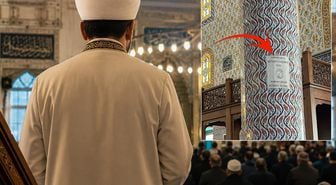 Camiye asılan uyarı yazısına bakın! Yorum bombardımanına tutuldu