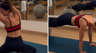 Güzel oyuncudan olay spor paylaşımı! Esnekliği ağızları açık bıraktı