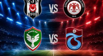 Canlı skor: Beşiktaş-Çorum FK ve Amedspor-Trabzonspor maçlarında heyecan çok yüksek