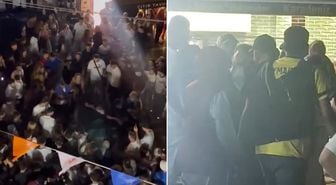 Poizi konserinde ortalık bir anda karıştı! Tekme ve yumruklar havada uçuştu