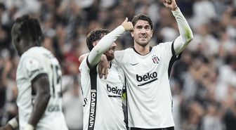 Vlahovic coştu, coşturdu! Beşiktaş'tan Fenerbahçe'ye 6 gollü gözdağı
